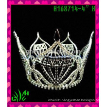 New designs rhinestone ornament good pageant crowns for little girls